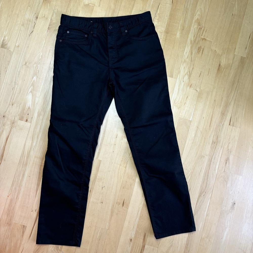 Prana Bridger Jeans Pants Mens 32x30 Black Slim Fit Soft Stretch Mid Rise Eco